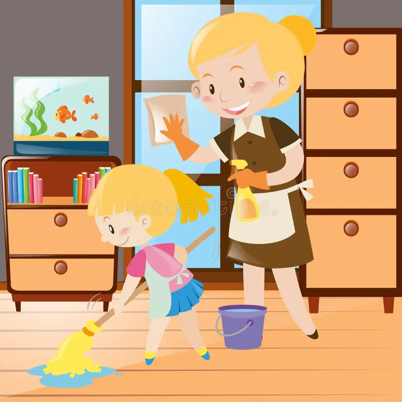 Bài tập tiếng anh: My mother used to make us clean the house – Phân tích và Học hỏi